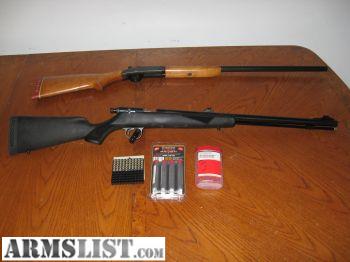 tagged as50 black powdergood used knight50 cal uses 209 primershas composite stock/recoil pad amp; fiber optic sights comes with 100 brand new plastic
