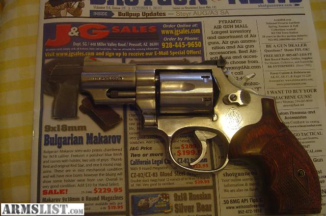 357 revolver snub. Stainless Samp;W model 66 357