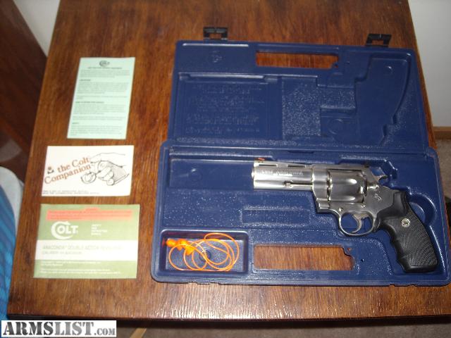 44 magnum revolver for sale. For Sale: Colt Anaconda 44