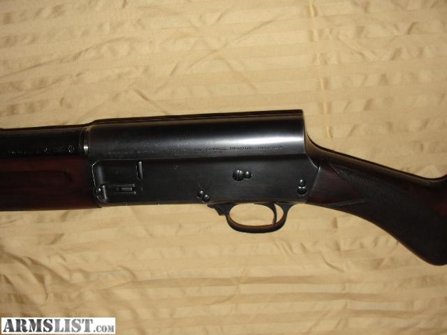 auto 5 shot gun serial no 54xxx browning arms company ogden utah made ...